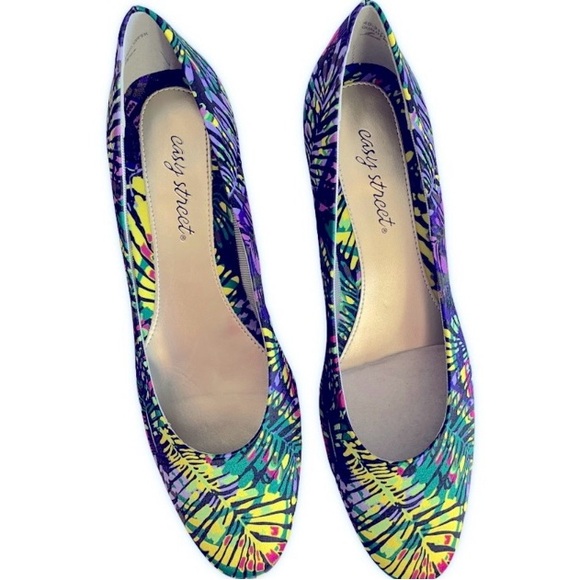 Easy Street Palm Leaf Shoes Sz 9.5N - Picture 6 of 11